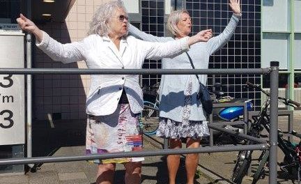75 jaar vrijheid. Bevrijdingsdag bij de Poort van Kralingen Rotterdam